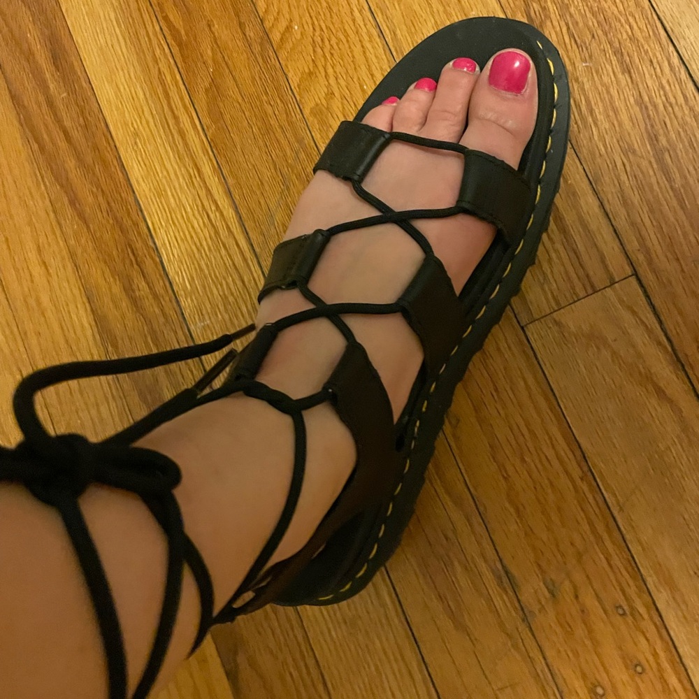 Doc Martens Lace Up Platform Sandals